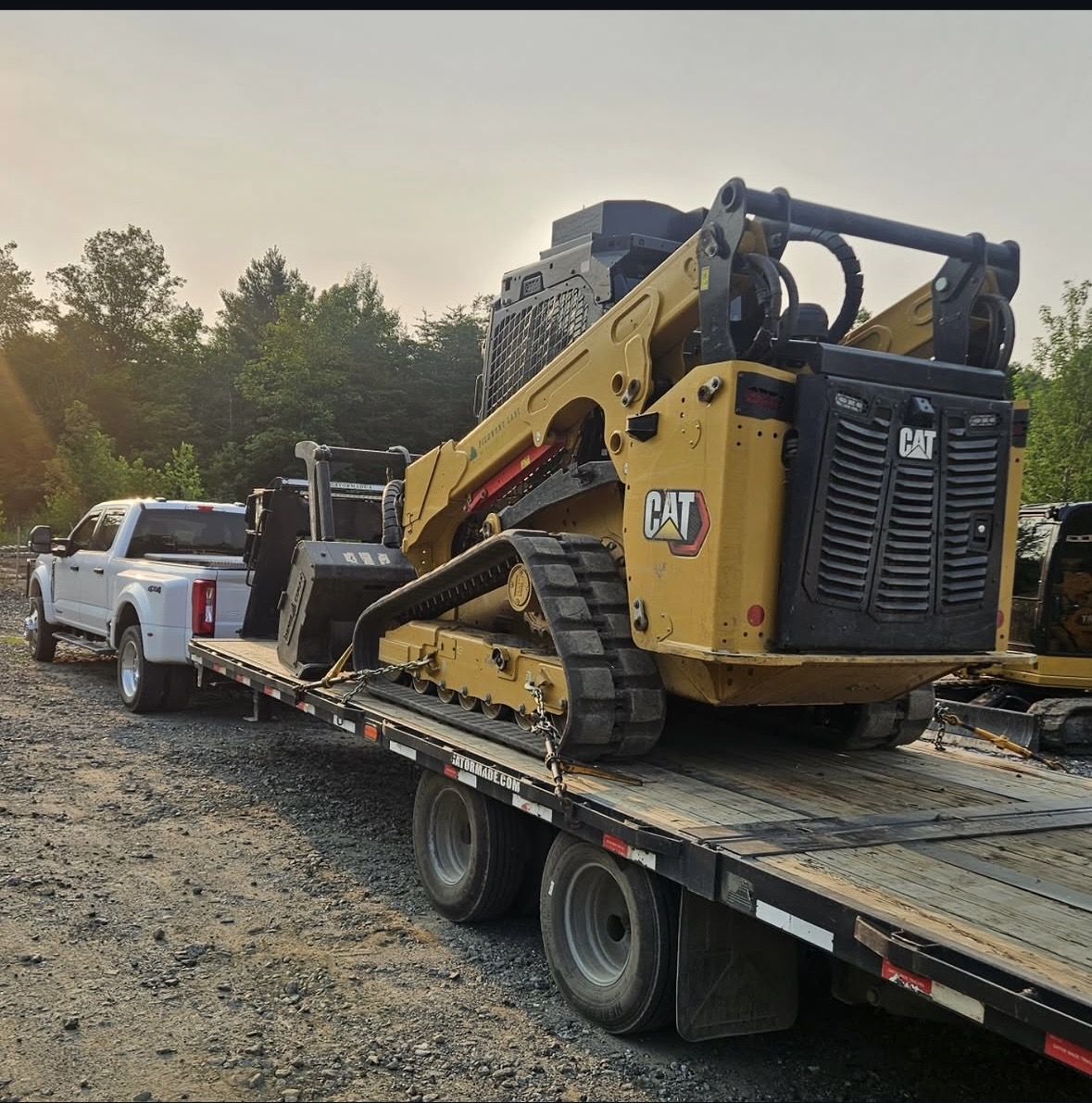 Black Oak Land Clearing equipment on the job site